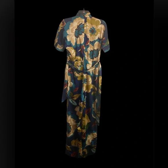 ZARA FLORAL PRINT JUMPSUIT XS NWT - Picture 4 of 11